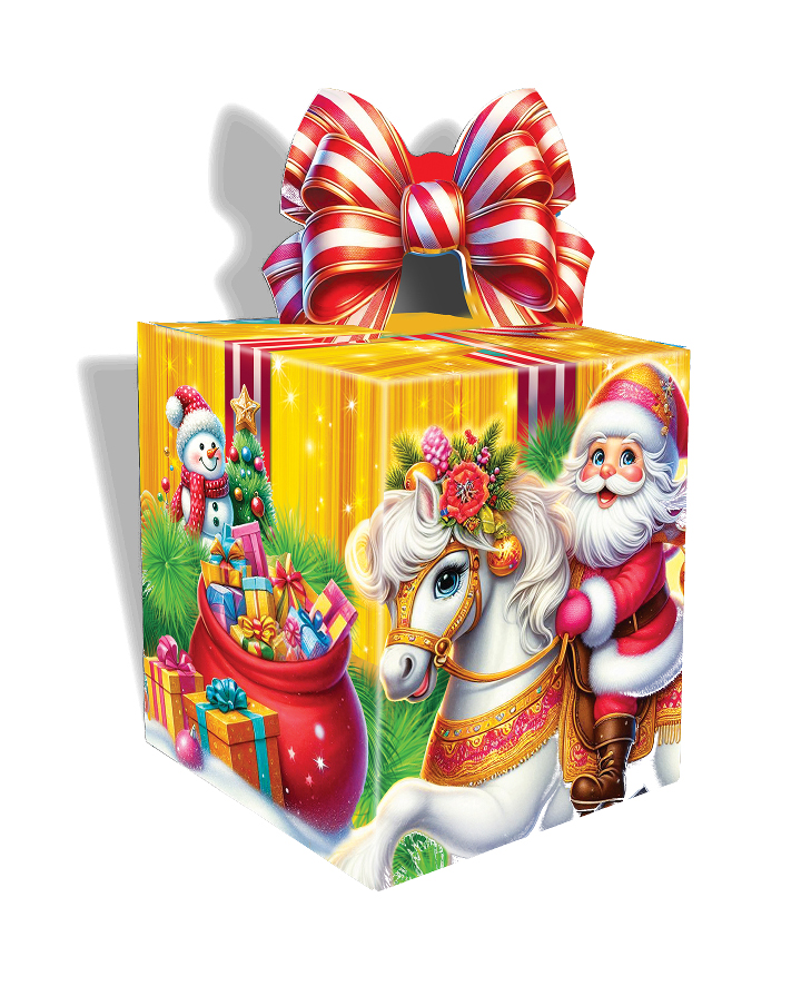 Новорічний подарунок " Упаковане диво" PODAROK, 600 грам